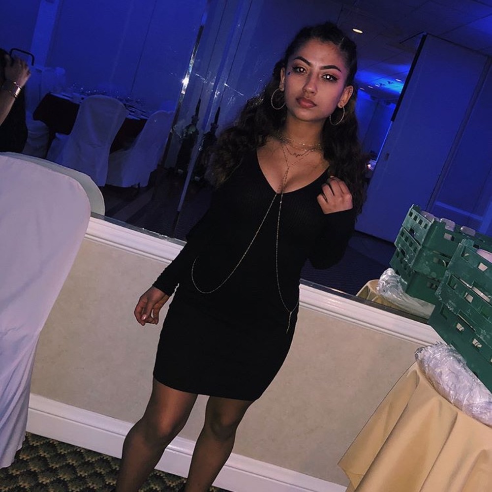 Black Longsleeve Mini Dress